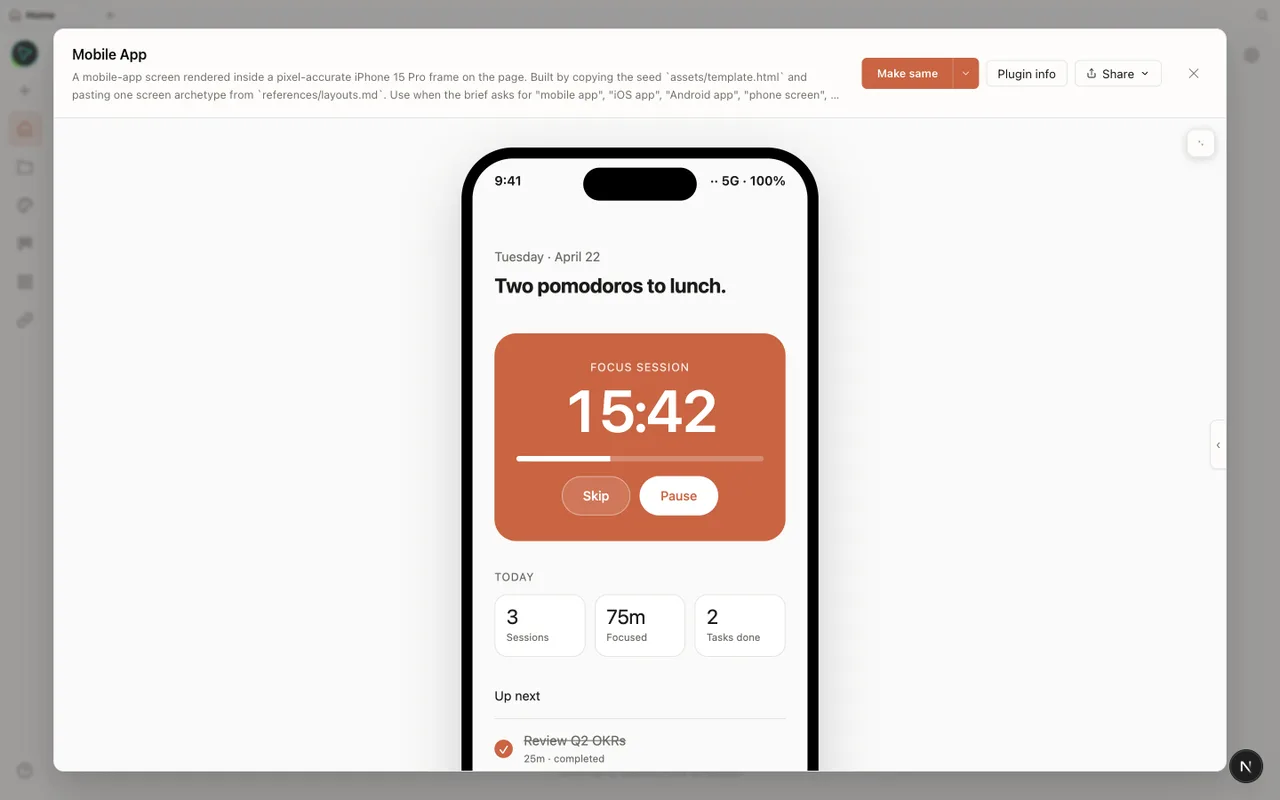The OpenDesign design-system library — brands and tokens kept as files you own