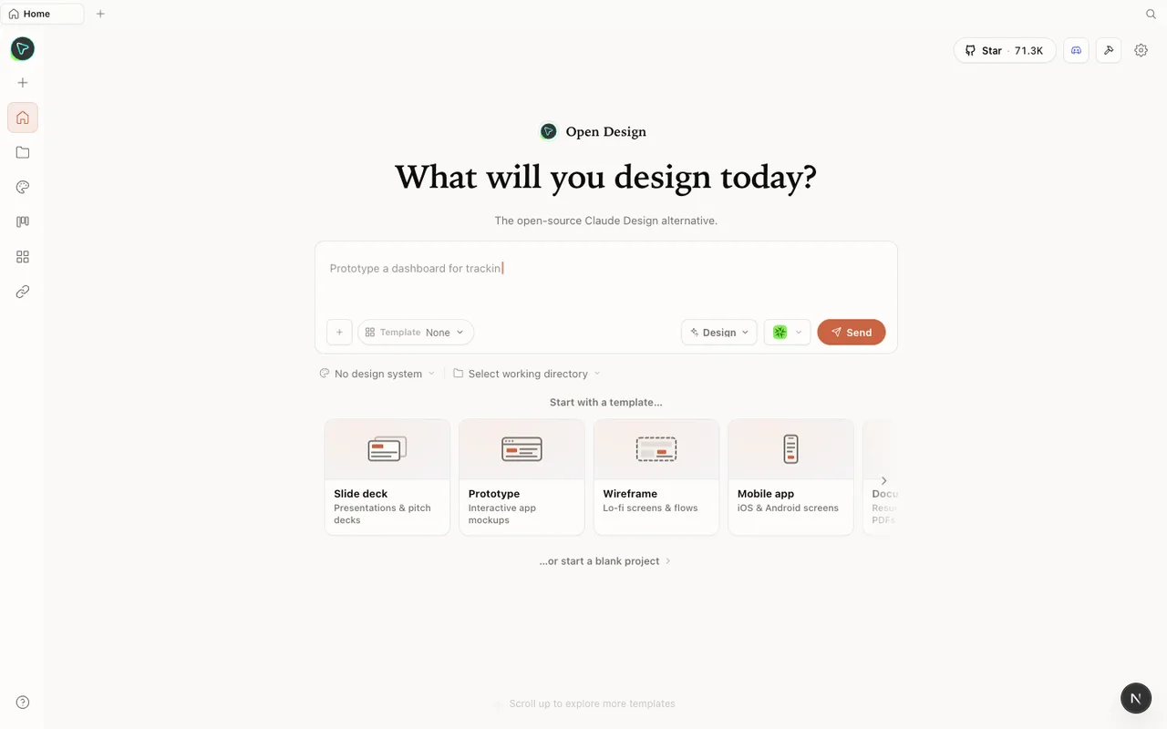 The OpenDesign design-system library — brands and tokens kept as files you own